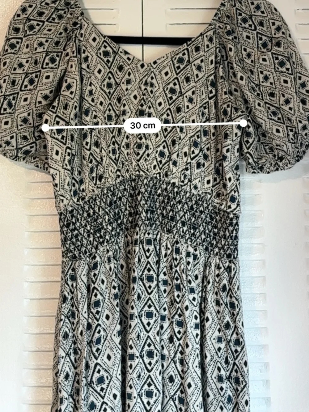 Devoted Boho Chic Maxi Dress – Puff Sleeve Smocked Waist | Size S - Picture 9 of 12